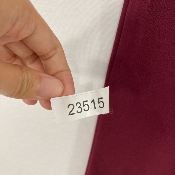 New Roz & Ali size 18 Burgundy Tummy Control Stretch Pull-on Straight Leg Pants - Picture 10 of 10